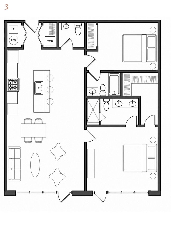 Unit 3 Floor Plan